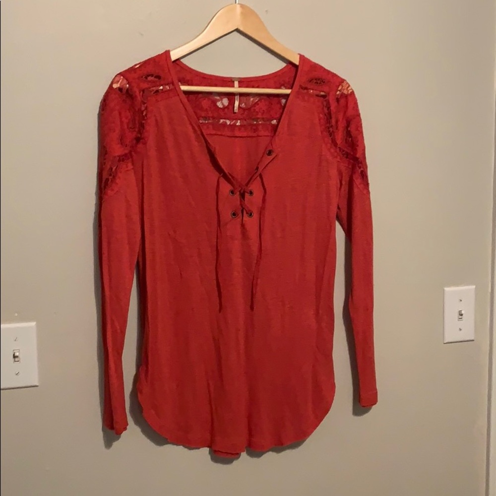 NWOT Free People Women’s Ted Henley- lots of lace